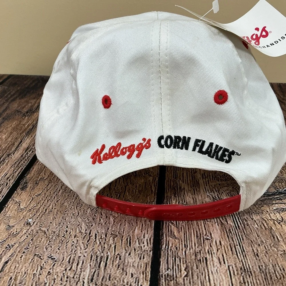 Vintage Kellogg's Corn Flakes Rooster Baseball Cap Hat The Original & Best NWT